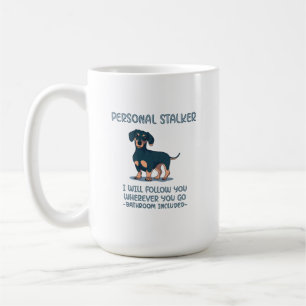 Dackel Personal Stalker Kaffeetasse