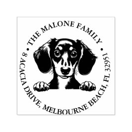 Dackel Personalisiert Permastempel