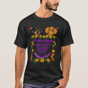 DACKEL PET FUNNY DACKEL DOG GIFT GROSSE MINDESTEN T-Shirt