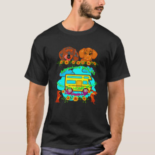 DACKEL PET FUNNY DACKEL DOG LOVER ADVENTURE CAM T-Shirt