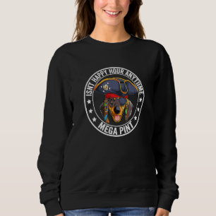 Dackel Pirate Isnt Happy Hour jederzeit Hearsay Sweatshirt