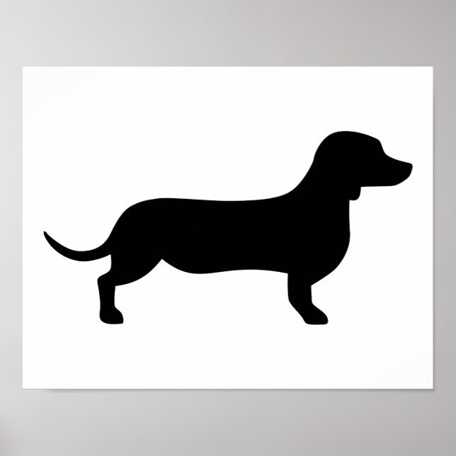 Dackel Poster (Vorne)
