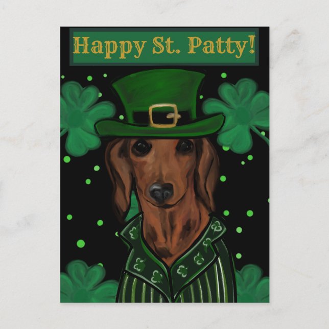 DACKEL POSTKARTE (Vorderseite)