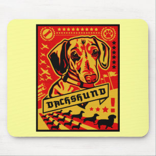 Dackel-Propaganda Mousepad