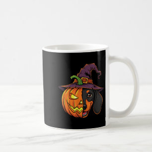 Dackel Pumpkin Kürbislaterne Halloween Kinder Ich Kaffeetasse