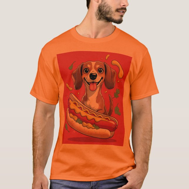 Dackel Pup T-Shirt (Vorderseite)