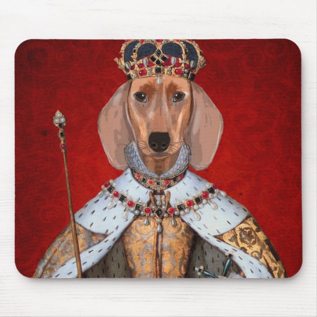 Dackel Queen Mousepad (Vorne)