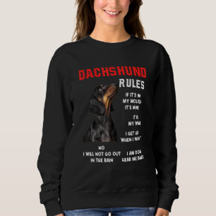 Dackel reguliert Spaß Besitzer Haustier I m Dog Sp Sweatshirt