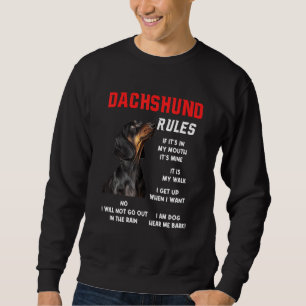 Dackel reguliert Spaß Besitzer Haustier I m Dog Sp Sweatshirt