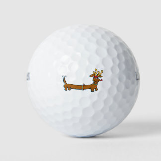Dackel Rentier Golfball