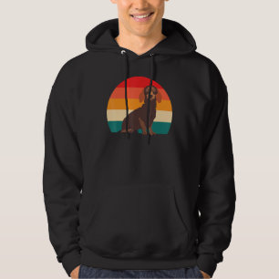 Dackel Retro Dackel Eigentümer Vintage Dackel Hoodie