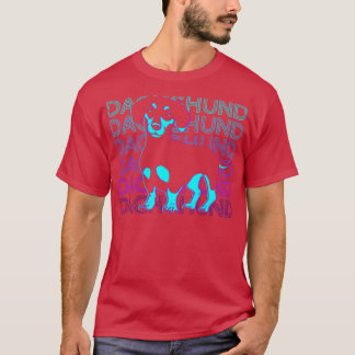 Dackel Retro-Geschenk T-Shirt