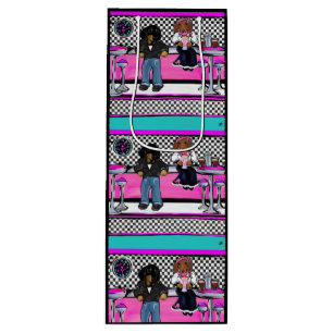 Dackel Rock and Roll Geschenktüte Für Weinflaschen