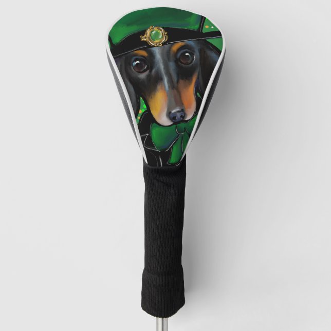 DACKEL SAINT PATTY GOLF HEADCOVER (Vorderseite)