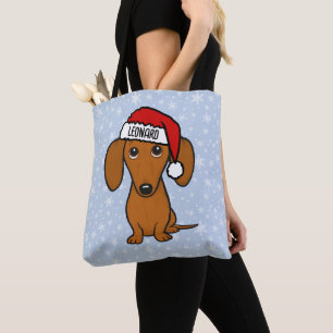 Dackel Santa Niedliche Weihnachtszeit Dackel Hunde