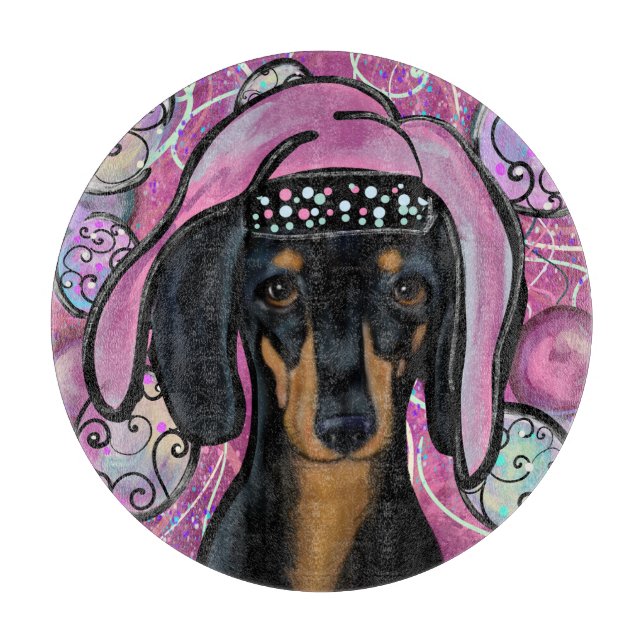 DACKEL SCHNEIDEBRETT (Vorderseite)