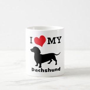 Dackel Schwarz Tasse