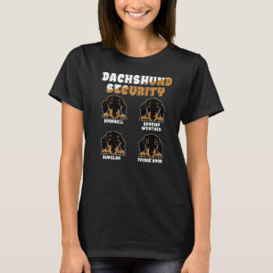 Dackel Security Dackel Weiner Dog Owner T-Shirt