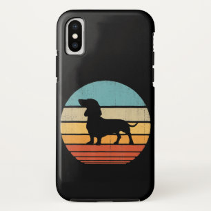 Dackel Silhouette 60er 70er Gifts Dog Lover Case-Mate iPhone Hülle