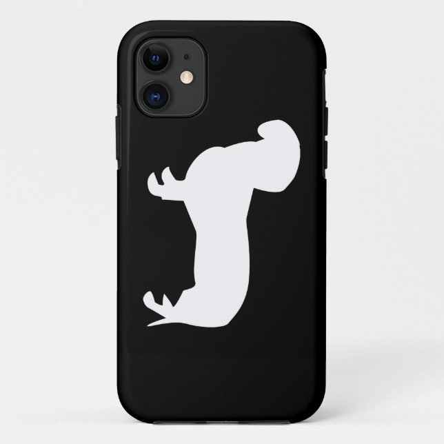Dackel Silhouette Case-Mate iPhone Hülle (Rückseite)