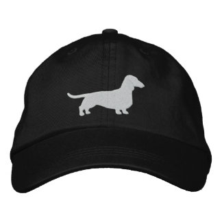 Dackel Silhouette Dackel Hund Katze Niedlich Bestickte Baseballkappe