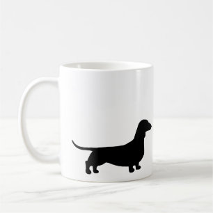 Dackel Silhouetten Dackel Hund Lover Kaffeetasse