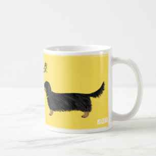 Dackel Smooch Dackel Hunde Kiss Niedlich Cartoon Kaffeetasse
