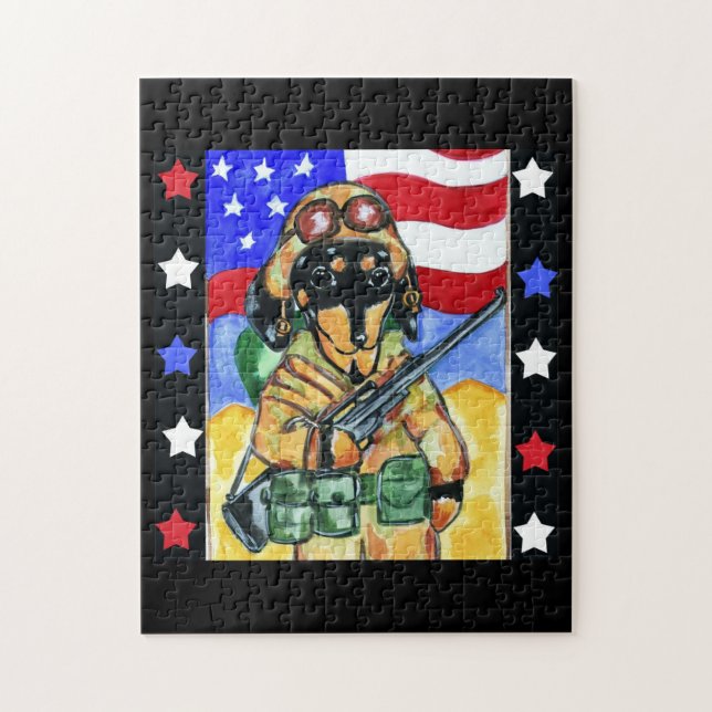 DACKEL SOLDIER PUZZLE (Vertikal)
