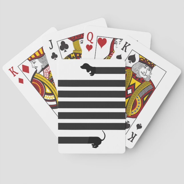Dackel Spielkarten (Rückseite)