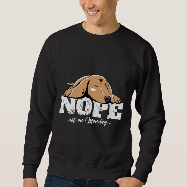 Dackel Sweatshirt (Vorderseite)