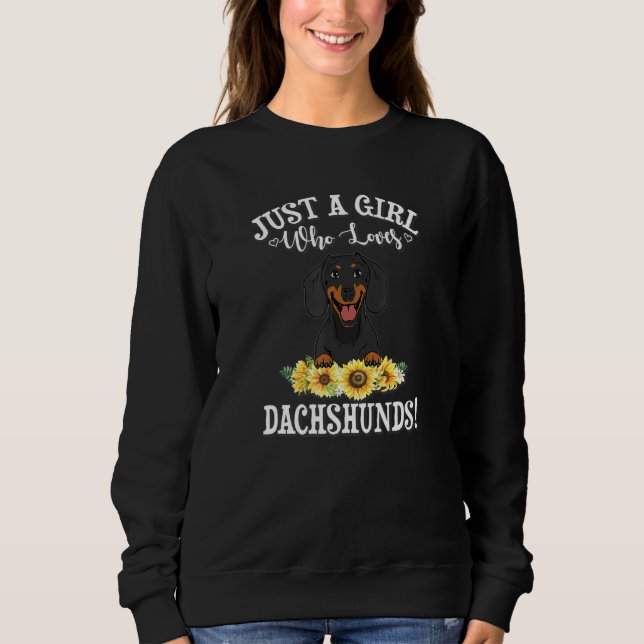 Dackel Sweatshirt (Vorderseite)