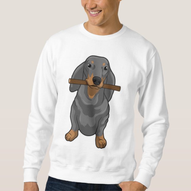 Dackel Sweatshirt (Vorderseite)
