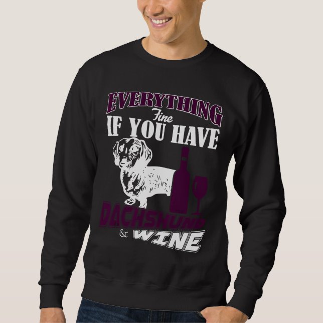 Dackel Sweatshirt (Vorderseite)