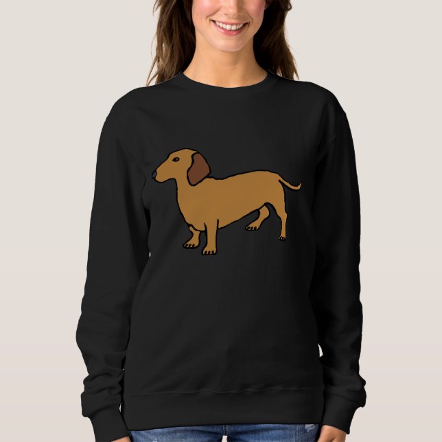 Dackel Sweatshirt (Vorderseite)