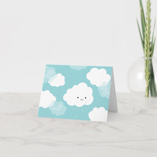 Dackel Sympathy Card Denken Sie an Sie Karte (Vorderseite)