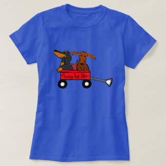 Dackel T - Shirt Little Red Wagon