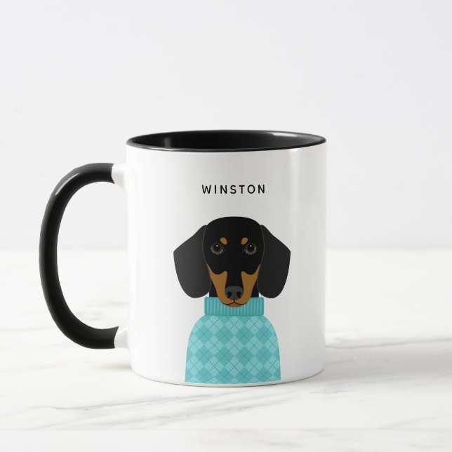 Dackel Tasse (Links)