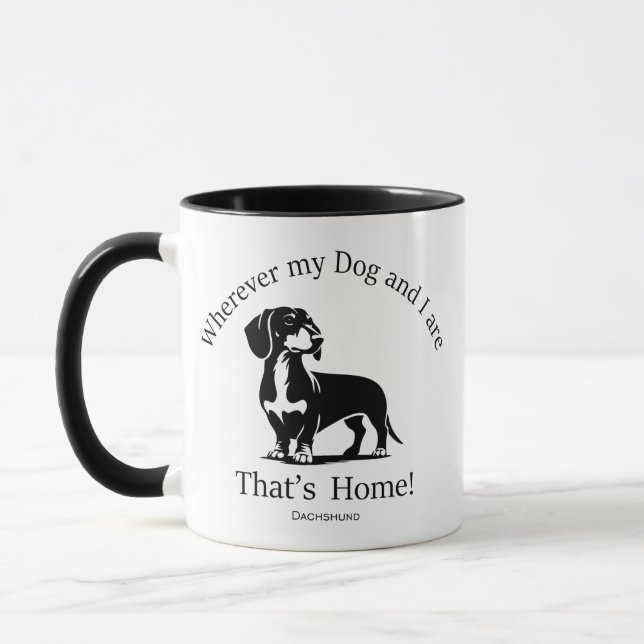 Dackel Tasse (Links)