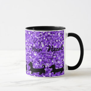 Dackel Tasse Dackel Geschenk Dackel Hund Silhouett