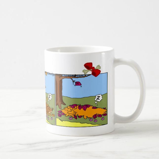 Dackel-Tasse: Fall Kaffeetasse (Rechts)