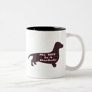 Dackel Tasse für eine glatte BESTE FREUNDIN