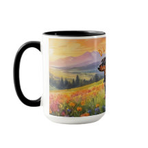 Dackel Tasse, Kaninchen Eleganz