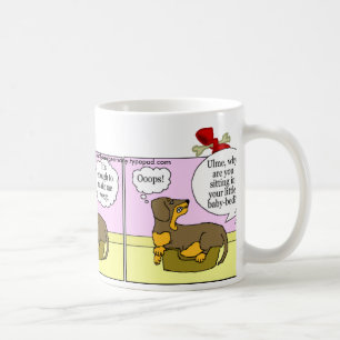 Dackel-Tasse: Schrumpfend Welt Kaffeetasse