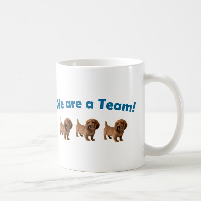 Dackel-Team-Tasse Tasse (Rechts)