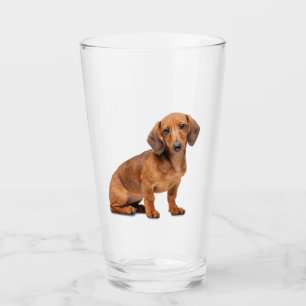Dackel Tierglas Glas