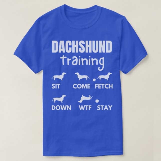Dackel Training Dackel Dog Tricks 2 T-Shirt (Design vorne)