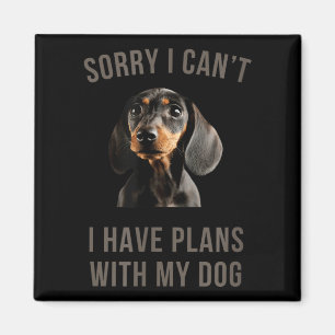 Dackel tut mir leid, ich kann mit meinem Hund kein Magnet