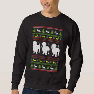 Dackel Ugly Sweater Dog Dachsund Weihnachten Sweatshirt