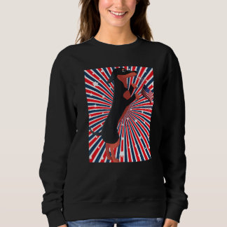 Dackel Unabhängigkeit Tag Niedliche Dackel Dackel Sweatshirt