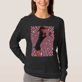 Dackel Unabhängigkeit Tag Niedliche Dackel Dackel  T-Shirt